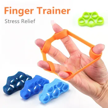 Silicone Finger Gripper Strength Trainer Stress Relief Resistance Band Hand Grip Wrist Stretcher Finger Expander Squeeze Toys
Silicone Finger Gripper Strength Trainer Stress Relief Resistance Band Hand Grip Wrist Stretcher Finger Expander Squeeze Toys