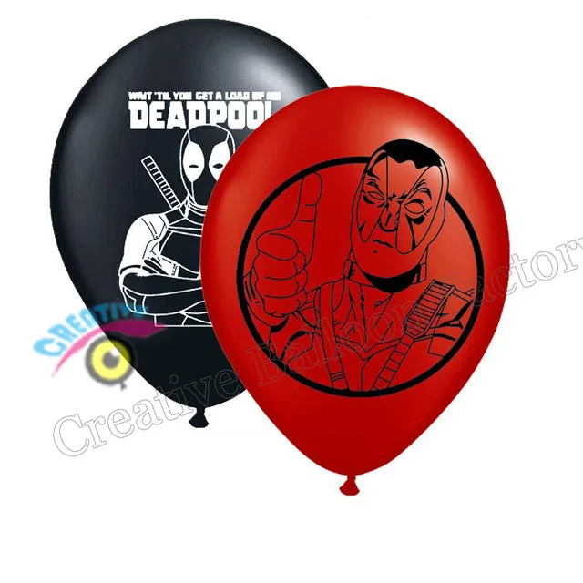 12inch 10pcs/lot Only Black Deadpool Latex Balloons Birthday Party Supplies Kids Toys Event Party Supplies Boys Toy Hero balon
12inch 10pcs/lot Only Black Deadpool Latex Balloons Birthday Party Supplies Kids Toys Event Party Supplies Boys Toy Hero balon
