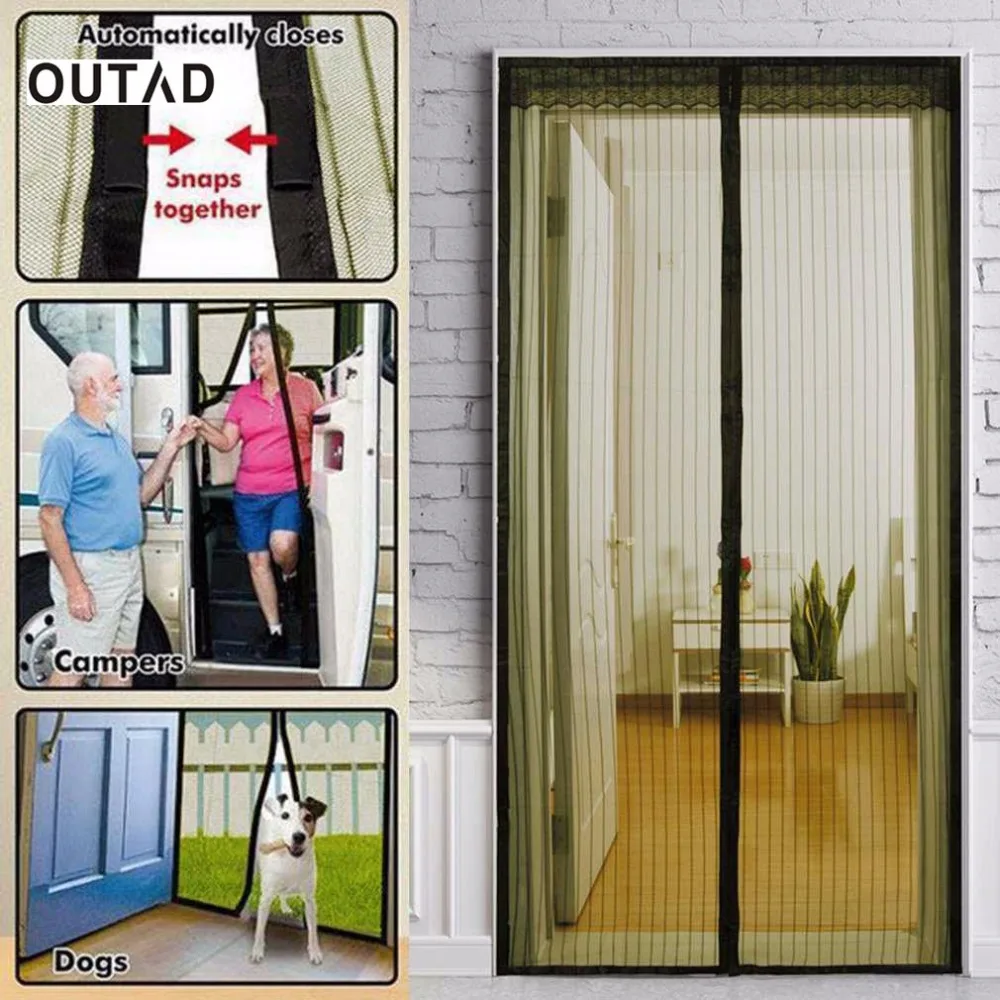 OUTAD 2018 Popular Screen Door Curtain mesh on the door Mosquito net on magnets Hand-Free Magnetic Anti Bug
OUTAD 2018 Popular Screen Door Curtain mesh on the door Mosquito net on magnets Hand-Free Magnetic Anti Bug
