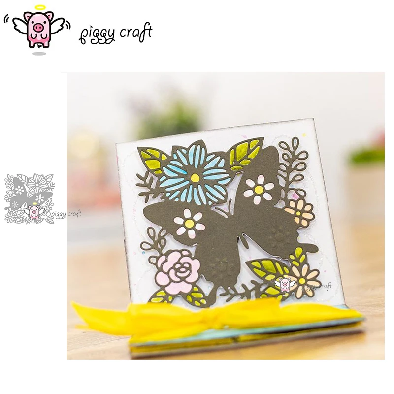 Piggy Craft metal cutting dies cut die mold 2019 New Flower butterfly Scrapbook paper craft knife mould blade punch stencils die
Piggy Craft metal cutting dies cut die mold 2019 New Flower butterfly Scrapbook paper craft knife mould blade punch stencils die