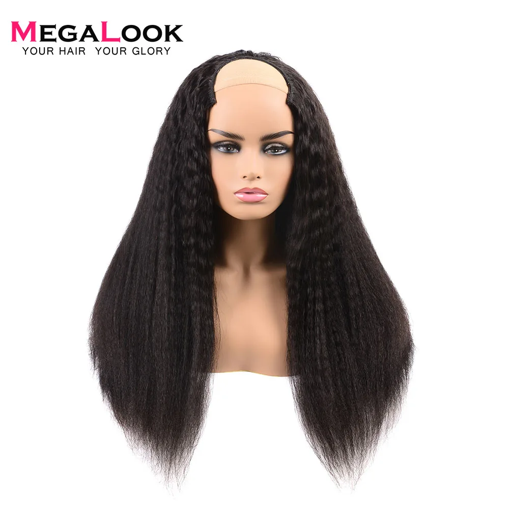 Megalook U part Kinky Straight Hair Wig 150% Density 100% Brazilian Remy Human Hair Yaki Middle/Left Part
Megalook U part Kinky Straight Hair Wig 150% Density 100% Brazilian Remy Human Hair Yaki Middle/Left Part