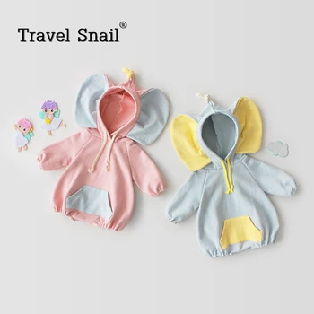 0-3T Newborn Kids Rompers 2019 Spring girls romper 100%cotton knitted baby clothes Cute Elephant girls boys outfit
0-3T Newborn Kids Rompers 2019 Spring girls romper 100%cotton knitted baby clothes Cute Elephant girls boys outfit