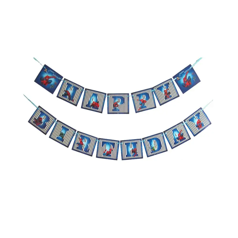 15pcs Spiderman Theme HAPPY BIRTHDAY Paper Flags Kids toys Superhero Baby Shower Boys Birthday Party Banners Decoration Supplies
15pcs Spiderman Theme HAPPY BIRTHDAY Paper Flags Kids toys Superhero Baby Shower Boys Birthday Party Banners Decoration Supplies