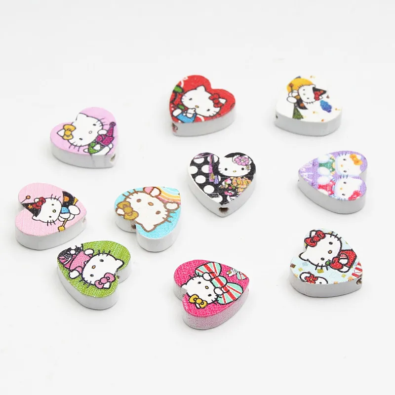 DIY Beads 30pcs Heart Shape Wooden Beads 19mm Cat Pattern Spacer Wood Beads For Crafts Kids Toys & Pacifier Clip
DIY Beads 30pcs Heart Shape Wooden Beads 19mm Cat Pattern Spacer Wood Beads For Crafts Kids Toys & Pacifier Clip