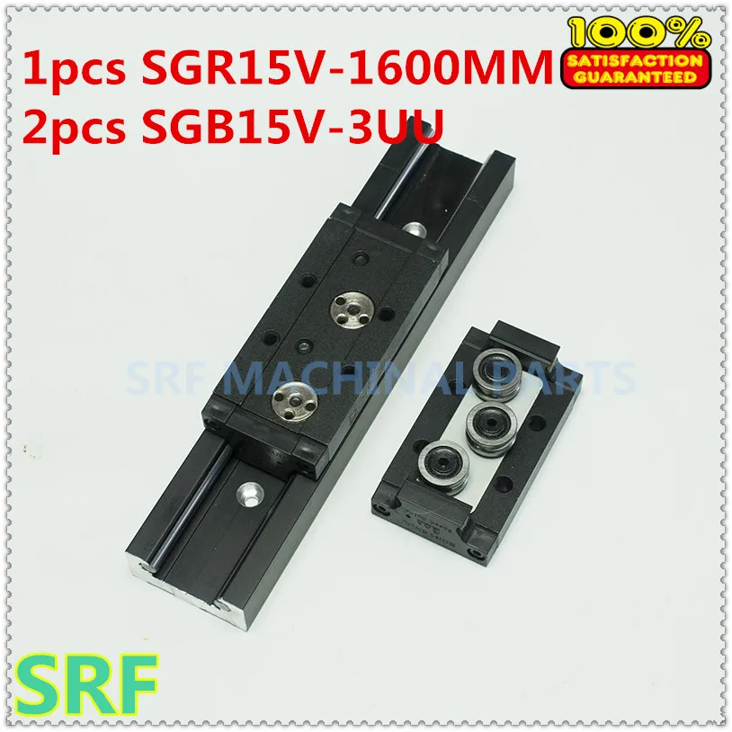 High quality 38mm width Aluminum Square Roller Linear Guide Rail 1pcs SGR15V L=1600mm +2pcs SGB15V-3UU three wheel slide block
High quality 38mm width Aluminum Square Roller Linear Guide Rail 1pcs SGR15V L=1600mm +2pcs SGB15V-3UU three wheel slide block