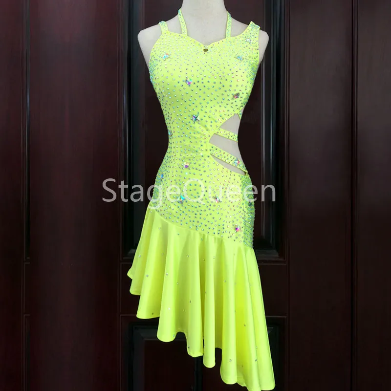 Rhinestones Latin Dance Dress Women Competition Costume Fringe Rumba Samba Salsa Perform Latin Dancewear Customizable Dancewear
Rhinestones Latin Dance Dress Women Competition Costume Fringe Rumba Samba Salsa Perform Latin Dancewear Customizable Dancewear