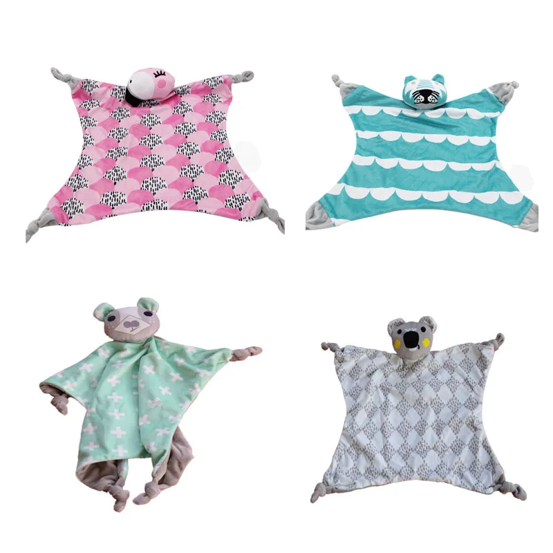 Cartoon Animal 0-12 Month Baby Cloth Blanket Toy Bedtime Baby Koala Cat Squirrel Parrot Toys Infant Plush Soft Rattle Gift
Cartoon Animal 0-12 Month Baby Cloth Blanket Toy Bedtime Baby Koala Cat Squirrel Parrot Toys Infant Plush Soft Rattle Gift