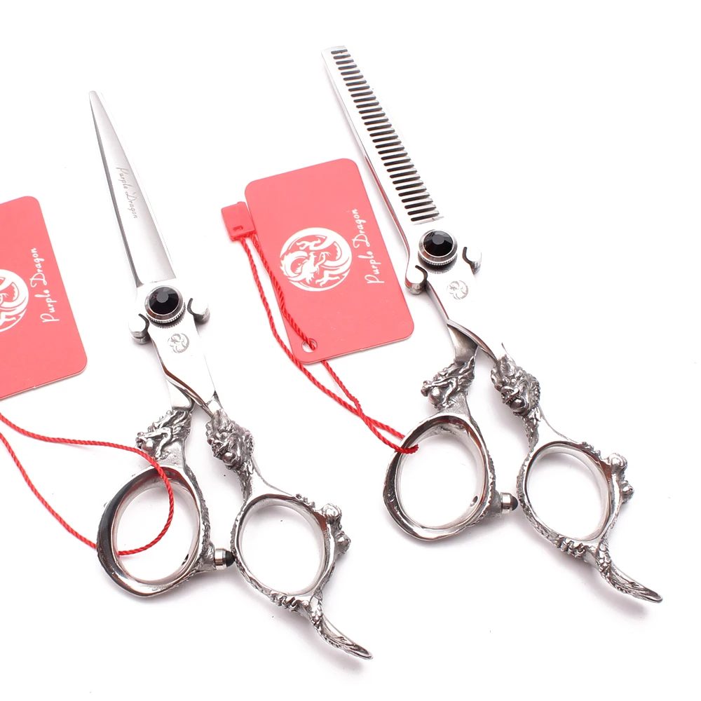 5.5 inch 16cm 440C Purple Dragon Black Stone Hairdressing Scissors Cutting Scissors Thinning Shears Professional Hair Scissors
5.5 inch 16cm 440C Purple Dragon Black Stone Hairdressing Scissors Cutting Scissors Thinning Shears Professional Hair Scissors