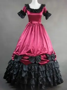 Can be custom 2015 Fashion Cascading Ruffle Cotton Short Sleeve Renaissance Victorian Gothic lolita dress
Can be custom 2015 Fashion Cascading Ruffle Cotton Short Sleeve Renaissance Victorian Gothic lolita dress
