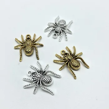 10pcs 25*26mm Charm spider Halloween antique silver pendant, DIY bracelet necklace jewelry accessories for men
10pcs 25*26mm Charm spider Halloween antique silver pendant, DIY bracelet necklace jewelry accessories for men