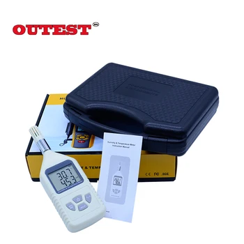 Digital LCD display thermo-hygrometer GM1360 Temperature Humidity Meter Moisture Tester Thermometer with Max/Min Mode
Digital LCD display thermo-hygrometer GM1360 Temperature Humidity Meter Moisture Tester Thermometer with Max/Min Mode