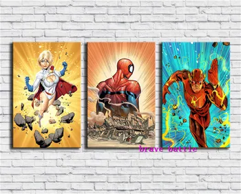 The Amazing Spider-Man, Flash,Power Girl Game Canvas Painting Living Room Home Decor Modern Mural Art Oil Painting 
The Amazing Spider-Man, Flash,Power Girl Game Canvas Painting Living Room Home Decor Modern Mural Art Oil Painting