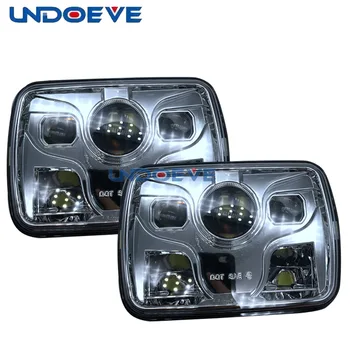 A Pair 5X7 Inch LED Replacement Headlight For Sealed Beam With DRL 7x6 Inch Headlamp For Truck For Jeep Wrangler YJ Cherokee XJ
A Pair 5X7 Inch LED Replacement Headlight For Sealed Beam With DRL 7x6 Inch Headlamp For Truck For Jeep Wrangler YJ Cherokee XJ