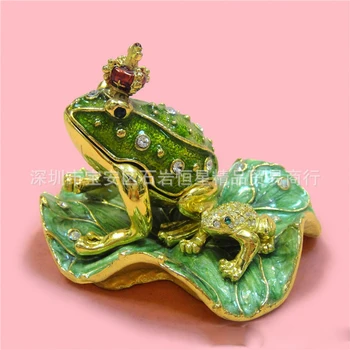 European Chinese style Metal enamel painted crafts Lotus frog prince, home decoration desktop ornaments(A515)
European Chinese style Metal enamel painted crafts Lotus frog prince, home decoration desktop ornaments(A515)
