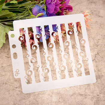 13cm 5.1" Fence Column Curling DIY Layering Stencils Painting Scrapbook Coloring Embossing Album Decorative Card Template
13cm 5.1" Fence Column Curling DIY Layering Stencils Painting Scrapbook Coloring Embossing Album Decorative Card Template