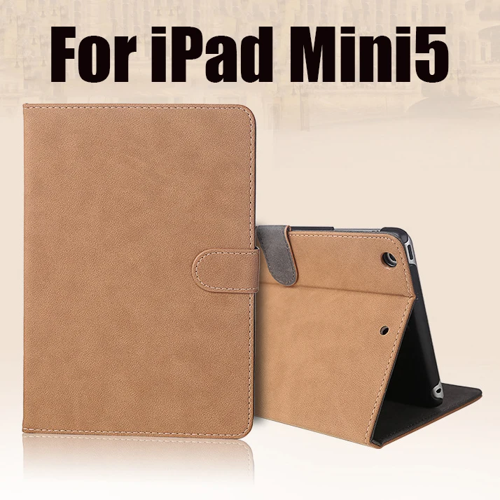 New British Style Matte Vintage PU Leather Folio Case For iPad Mini 5 Retro Scrub Leather Flip Cover For iPad mini 5 Case
New British Style Matte Vintage PU Leather Folio Case For iPad Mini 5 Retro Scrub Leather Flip Cover For iPad mini 5 Case