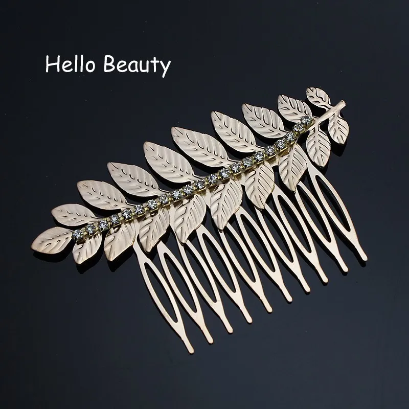 Vintage Retro Women Hair Jewelry Metal Crystal Combs Bridal Gold Leaf Hair Comb Wedding Headpieces Hair Accessories
Vintage Retro Women Hair Jewelry Metal Crystal Combs Bridal Gold Leaf Hair Comb Wedding Headpieces Hair Accessories