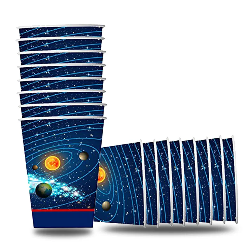 Outer Space Party Decor Solar System Cups Disposable Tableware Kit Plate Cupcake Topper Birthday Boy Planet Theme Party Supplies
Outer Space Party Decor Solar System Cups Disposable Tableware Kit Plate Cupcake Topper Birthday Boy Planet Theme Party Supplies