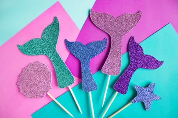 glitter Mermaid Tail Cupcake toppers under the sea birthday bridal shower Wedding engagement Bachelor party toothpicks
glitter Mermaid Tail Cupcake toppers under the sea birthday bridal shower Wedding engagement Bachelor party toothpicks