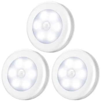 Motion Sensor Light Cordless Battery-Powered LED Night Light Magnet Closet Lights Stairs Hallway Bathroom Cabinet WC Wall Light
Motion Sensor Light Cordless Battery-Powered LED Night Light Magnet Closet Lights Stairs Hallway Bathroom Cabinet WC Wall Light