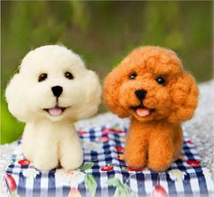 Poodle wool felting needlepoint kit material package Key fob felt needlecraft DIY craft handmade needlework with tools plus
Poodle wool felting needlepoint kit material package Key fob felt needlecraft DIY craft handmade needlework with tools plus