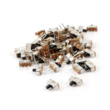55 Pcs 3 Terminals PCB Panel Mount 2 Position SPDT ON-OFF Horizontal Mini Slide Switch
55 Pcs 3 Terminals PCB Panel Mount 2 Position SPDT ON-OFF Horizontal Mini Slide Switch