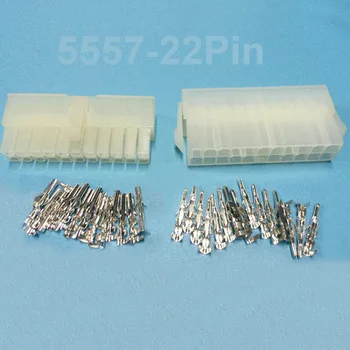 30sets 4.2mm 5557-22P Wiring Terminal Electrical Connector kit 22Way Male and Female Housing + Terminal for Car Boat ect.
30sets 4.2mm 5557-22P Wiring Terminal Electrical Connector kit 22Way Male and Female Housing + Terminal for Car Boat ect.