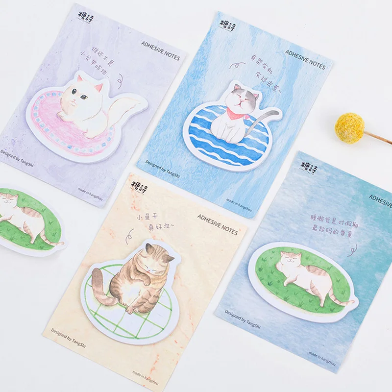 Cute animals Lazy cat memo pad planner sticky note paper sticker kawaii stationery pepalaria office school supplies
Cute animals Lazy cat memo pad planner sticky note paper sticker kawaii stationery pepalaria office school supplies