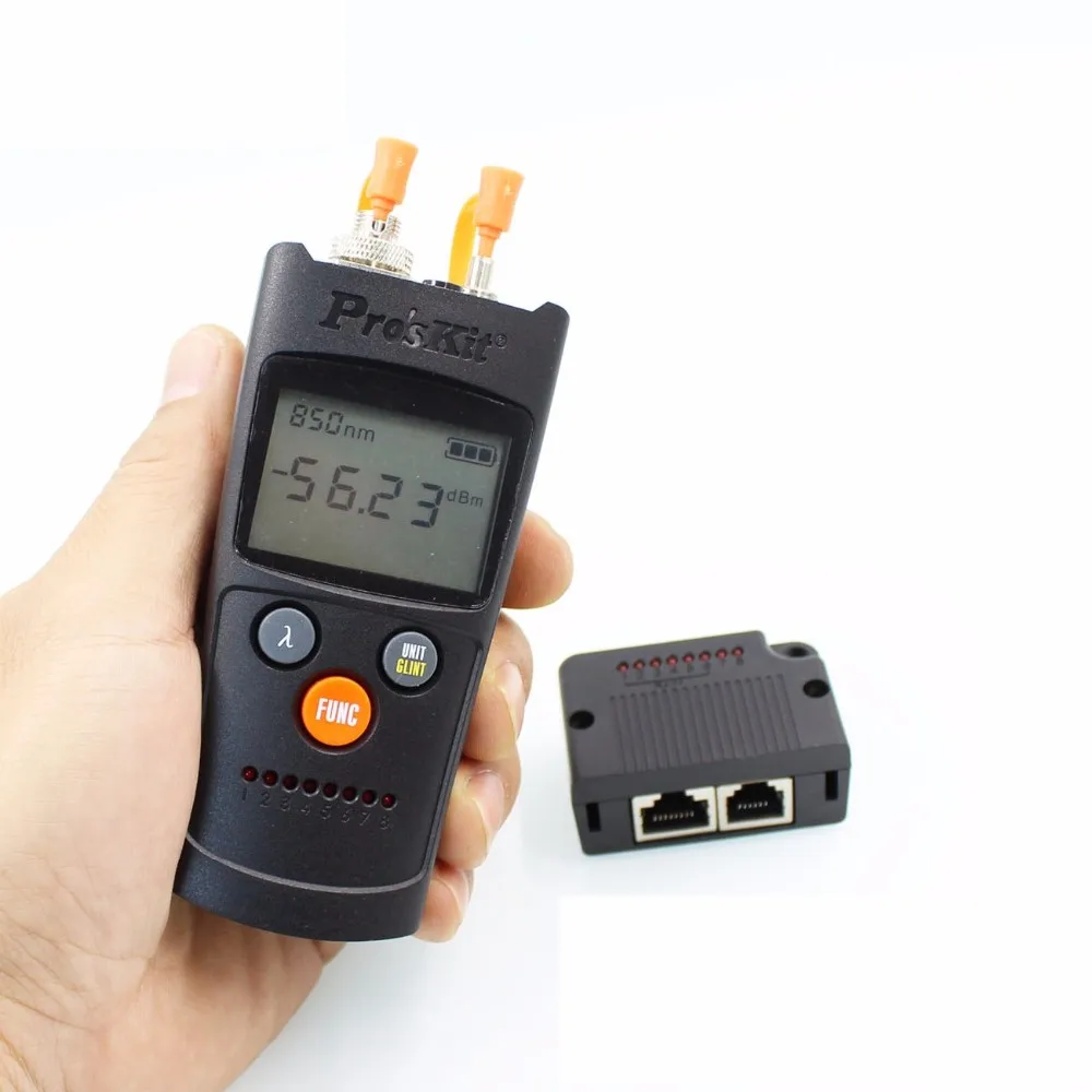 Free Shipping Proskit MT-7602 4 in 1 Fiber Optic Power Meter Six Wavelength Fiber Optic Tester Optical Fiber Network Cable
Free Shipping Proskit MT-7602 4 in 1 Fiber Optic Power Meter Six Wavelength Fiber Optic Tester Optical Fiber Network Cable