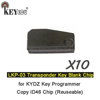 KEYECU 10x New LKP-03 Transponder Blank Key Chip use for KYDZ Key Programmer Can be Programmed or Copy ID46 Chip (Reuseable)
KEYECU 10x New LKP-03 Transponder Blank Key Chip use for KYDZ Key Programmer Can be Programmed or Copy ID46 Chip (Reuseable)
