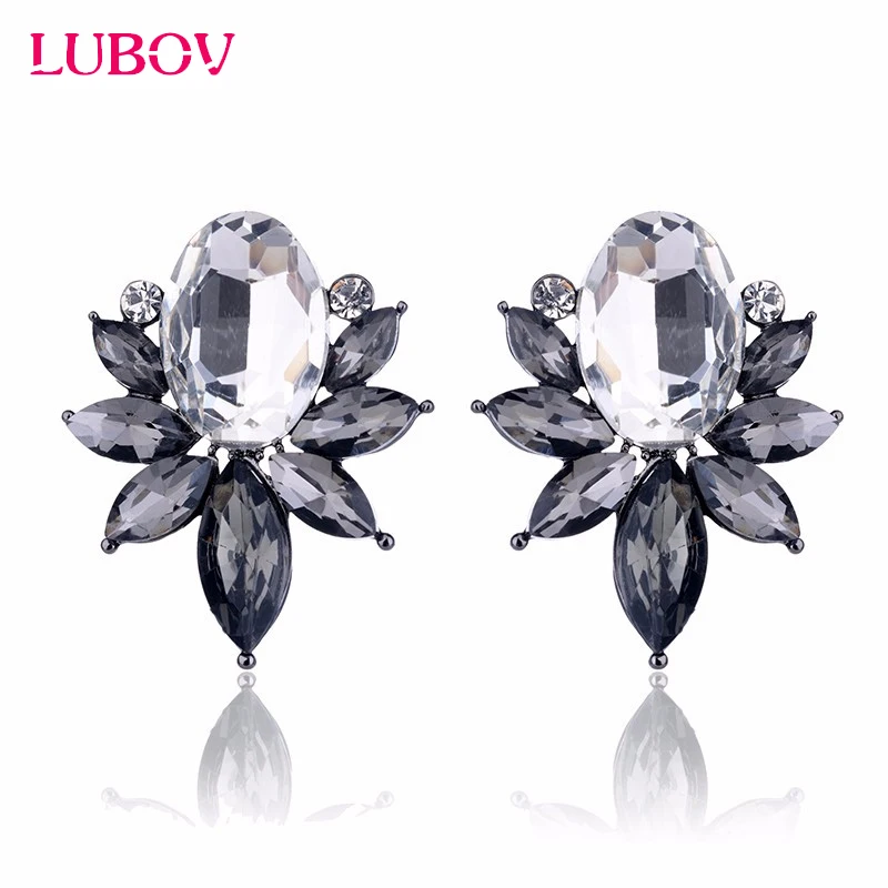 LUBOV New Crystal Opal Stone Stud Earrings Golden Fish Design Piercing Earrings Trendy Women Jewelry Gift for New Year 17 Colors
LUBOV New Crystal Opal Stone Stud Earrings Golden Fish Design Piercing Earrings Trendy Women Jewelry Gift for New Year 17 Colors