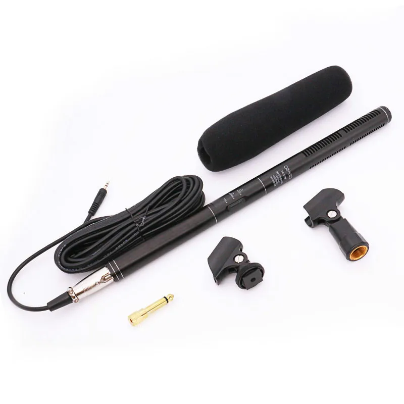 Arimic Professional Directional Condenser Interview Microphone for Canon Nikon Sony DSLR Camcorders for iPhone Samsung
Arimic Professional Directional Condenser Interview Microphone for Canon Nikon Sony DSLR Camcorders for iPhone Samsung