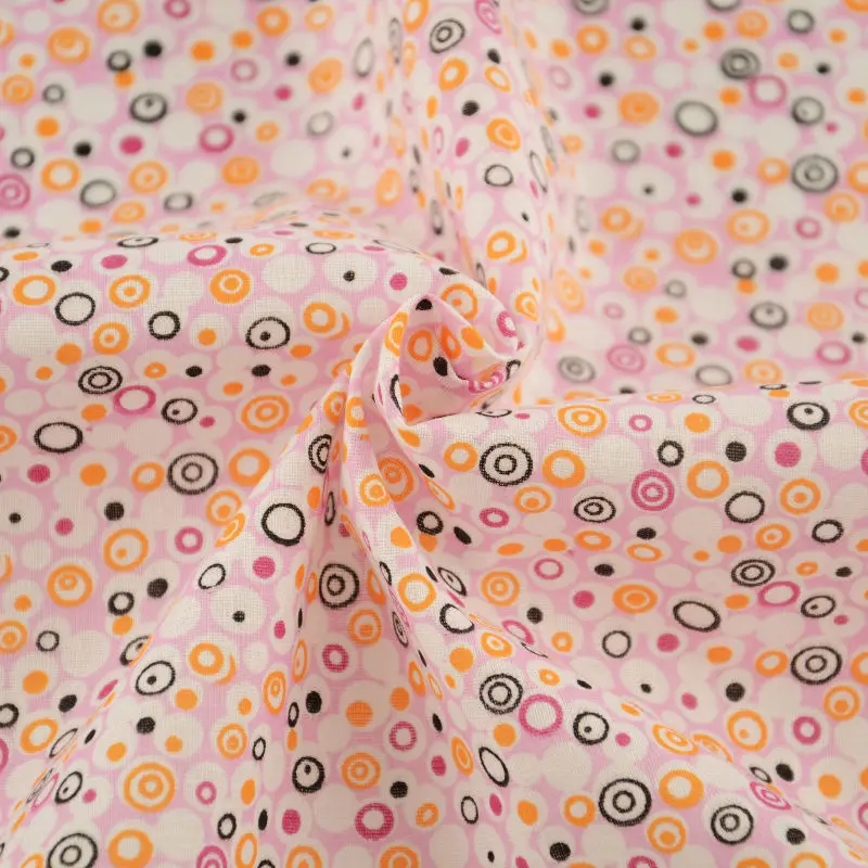Pink Printed Different Size Circle Designs 100% Cotton Fabric Patchwork Home Textile Plain Scrapbooking Sewing Cloh Tecido Telas
Pink Printed Different Size Circle Designs 100% Cotton Fabric Patchwork Home Textile Plain Scrapbooking Sewing Cloh Tecido Telas