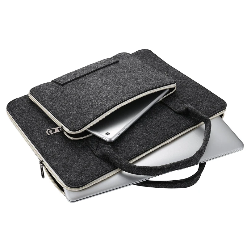 Wool Felt Universal Notebook Computer Laptop Sleeve Bag Case 12 13 15 for Macbook Air 13.3 Pro Case Xiaomi Air 13 Fasion Wool Felt Universal Notebook Computer Laptop Sleeve Bag Case 12 13 15 for Macbook Air 13.3 Pro Case Xiaomi Air 13 Fasion