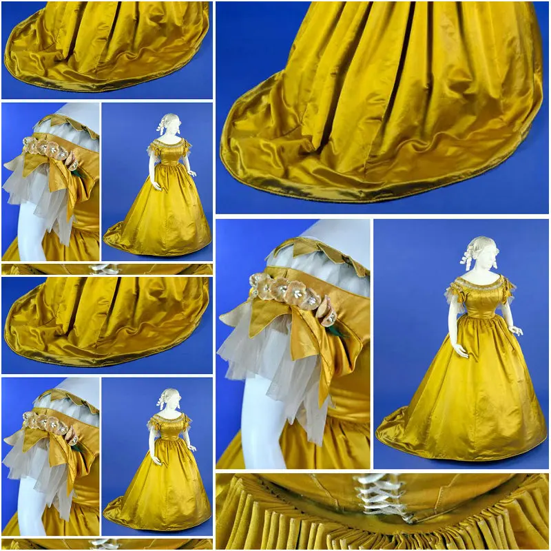 History!Customer-made Victorian dress 1860s Civil war Dress Scarlett Theater Costume Halloween Renaissance Dress V-541
History!Customer-made Victorian dress 1860s Civil war Dress Scarlett Theater Costume Halloween Renaissance Dress V-541