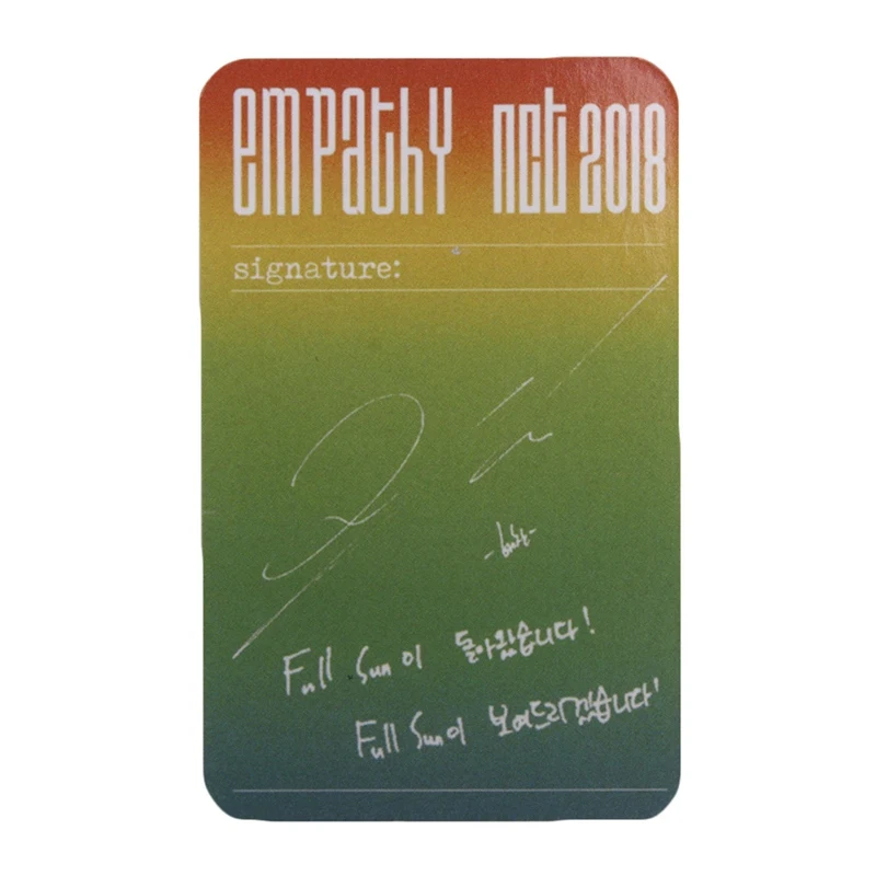 NCT Photo Cards (Official) NCT Photo Cards (Official)