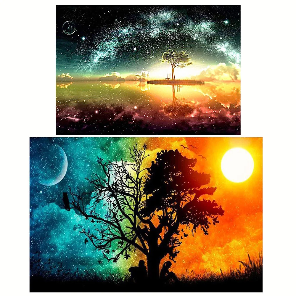 2pcs 5D Diamond Painting scenery DIY Drill Diamond embroidery Painting Rhinestone Cross Stitch Mosaic Paintings Arts Craft foto
2pcs 5D Diamond Painting scenery DIY Drill Diamond embroidery Painting Rhinestone Cross Stitch Mosaic Paintings Arts Craft foto