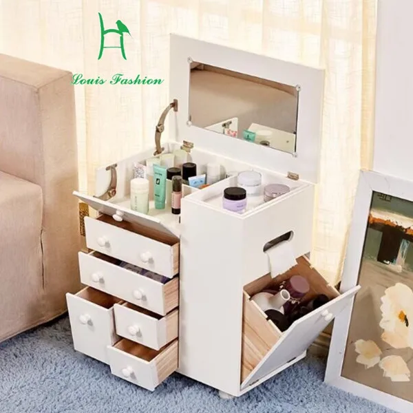 Louis Fashion Dresser Dressing Ark Contracted and Contemporary Wood Mini Ark Korea Storage Clamshell Makeup Table
Louis Fashion Dresser Dressing Ark Contracted and Contemporary Wood Mini Ark Korea Storage Clamshell Makeup Table