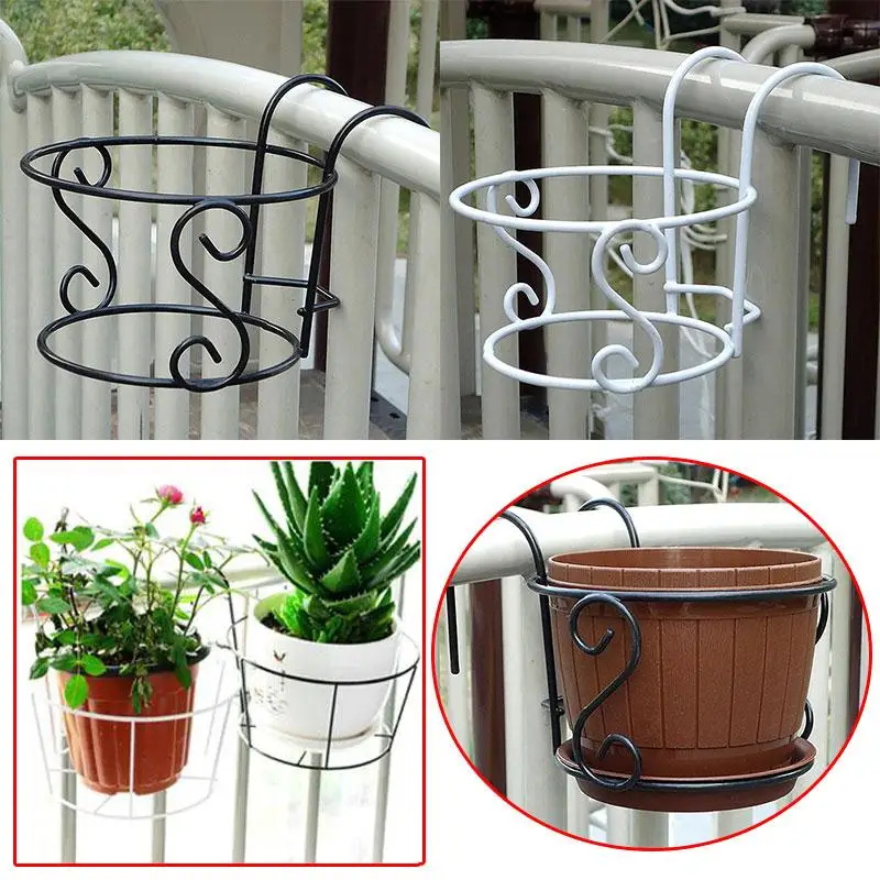 SOLEDI Balcony Hanging Flowerpot Hanging Plant/flower Pot stand Creative Iron Racks Window bonsai plant rack flower beautifying
SOLEDI Balcony Hanging Flowerpot Hanging Plant/flower Pot stand Creative Iron Racks Window bonsai plant rack flower beautifying