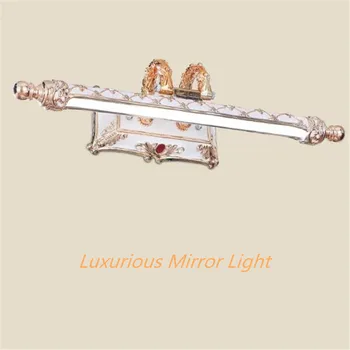 Euopean Luxurious Vintage Blue/White Resin Led Mirror Light for Bathroom Cabinet 54/68cm High End Wall Lamp 2222
Euopean Luxurious Vintage Blue/White Resin Led Mirror Light for Bathroom Cabinet 54/68cm High End Wall Lamp 2222