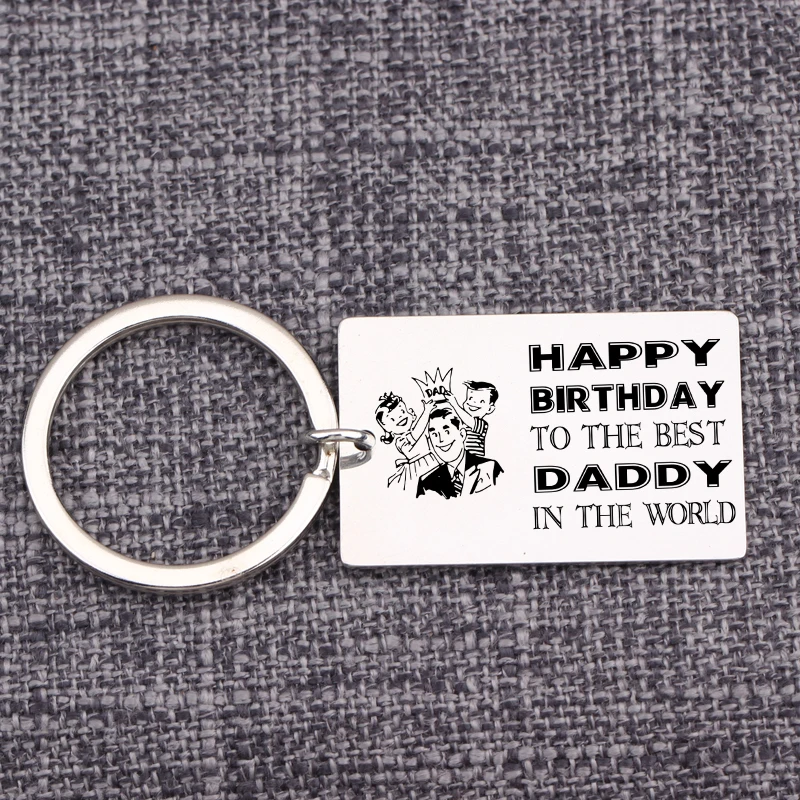 Фото Подарок на день отца брелок ювелирный кулон с днем рождения для - купить