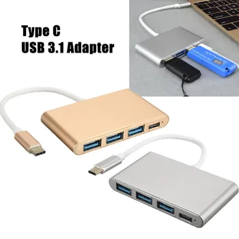 4 Port Portable OTG HUB USB Splitter Type C USB 3.1 Adapter Hubs USB 3.0 Multiport For Macbook Air-Laptop PC Tablet
4 Port Portable OTG HUB USB Splitter Type C USB 3.1 Adapter Hubs USB 3.0 Multiport For Macbook Air-Laptop PC Tablet