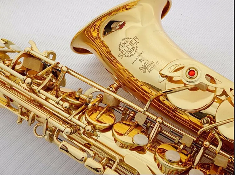 Saxophone Alto instrument High quality SAS-802 new Golden alto sax instrument Real picture way the gift is shipped Sax
Saxophone Alto instrument High quality SAS-802 new Golden alto sax instrument Real picture way the gift is shipped Sax