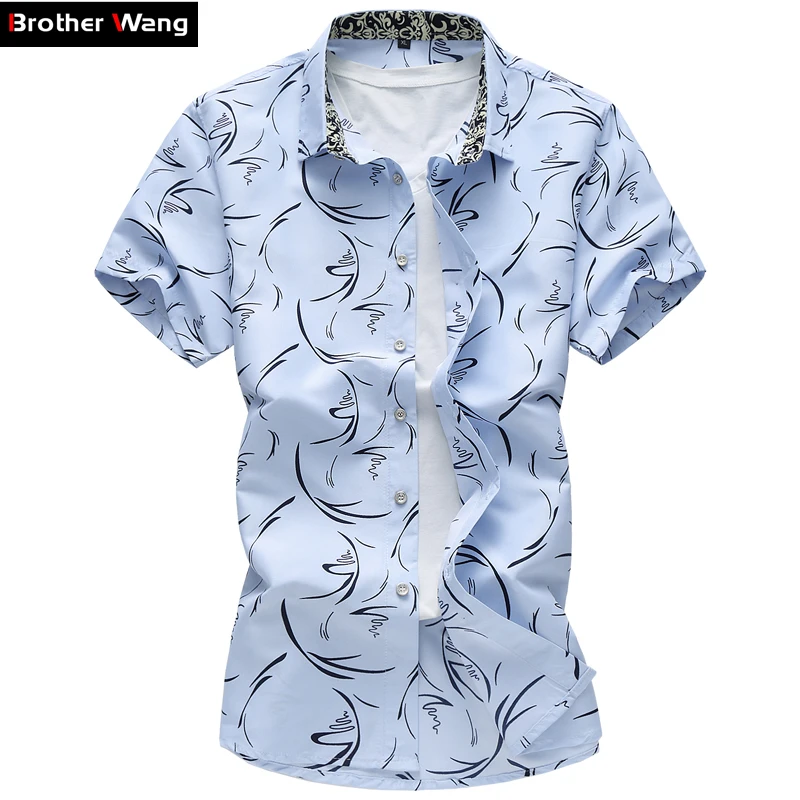 Plus Size 5XL 6XL 7XL 2019 Summer New Men Shirt Casual Print Short Sleeve Shirt Hawaii Shirt Male Brand Clothing
Plus Size 5XL 6XL 7XL 2019 Summer New Men Shirt Casual Print Short Sleeve Shirt Hawaii Shirt Male Brand Clothing
