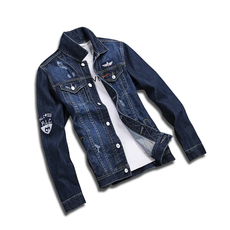Rlyaeiz 2018 Spring Autumn Denim Jacket Men Casual Brand Clothing Blue Color Men's Single Breasted Jeans Jackets Male Coats XXL
Rlyaeiz 2018 Spring Autumn Denim Jacket Men Casual Brand Clothing Blue Color Men's Single Breasted Jeans Jackets Male Coats XXL