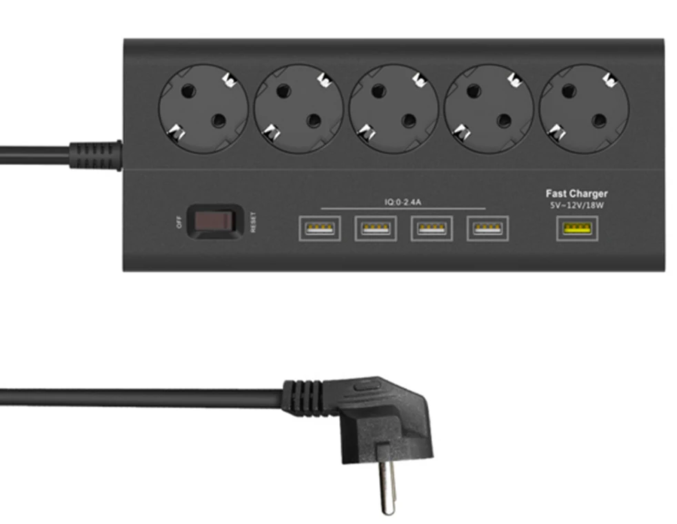 Power strip surge protector