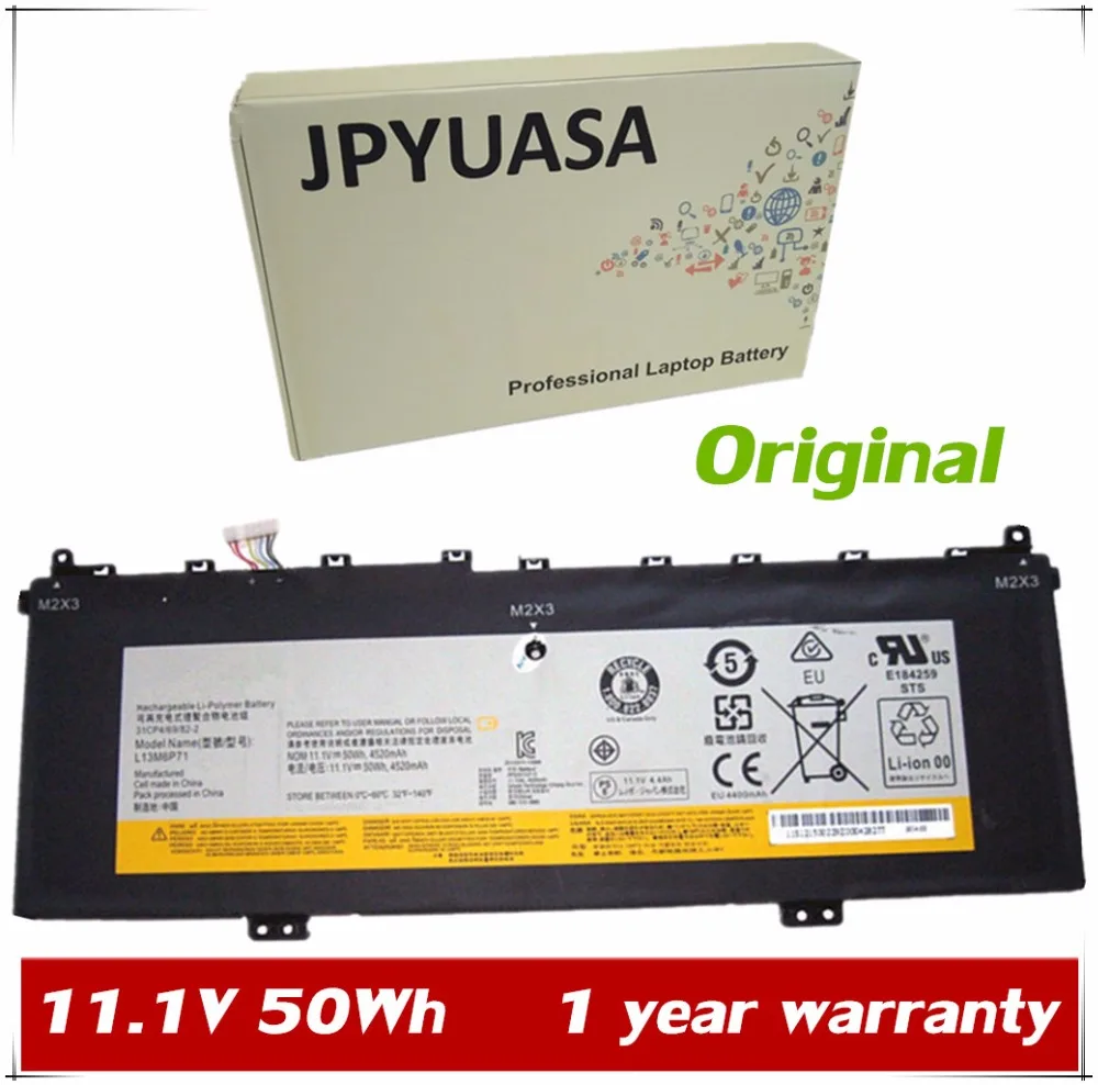 7XINbox 11.1V 50Wh 4520mAh Original L13M6P71 Laptop Battery For Lenovo IdeaPad Yoga 2 13 Series Tablet L13S6P71 31CP469/81-2
7XINbox 11.1V 50Wh 4520mAh Original L13M6P71 Laptop Battery For Lenovo IdeaPad Yoga 2 13 Series Tablet L13S6P71 31CP469/81-2
