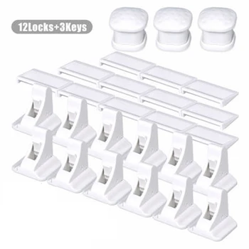 Magnetic Child Lock Baby Safety Baby Protection Cabinet Door Lock Kids Drawer Locker Invisible Locks 4/8/12pcs lock+1/2/3key
Magnetic Child Lock Baby Safety Baby Protection Cabinet Door Lock Kids Drawer Locker Invisible Locks 4/8/12pcs lock+1/2/3key