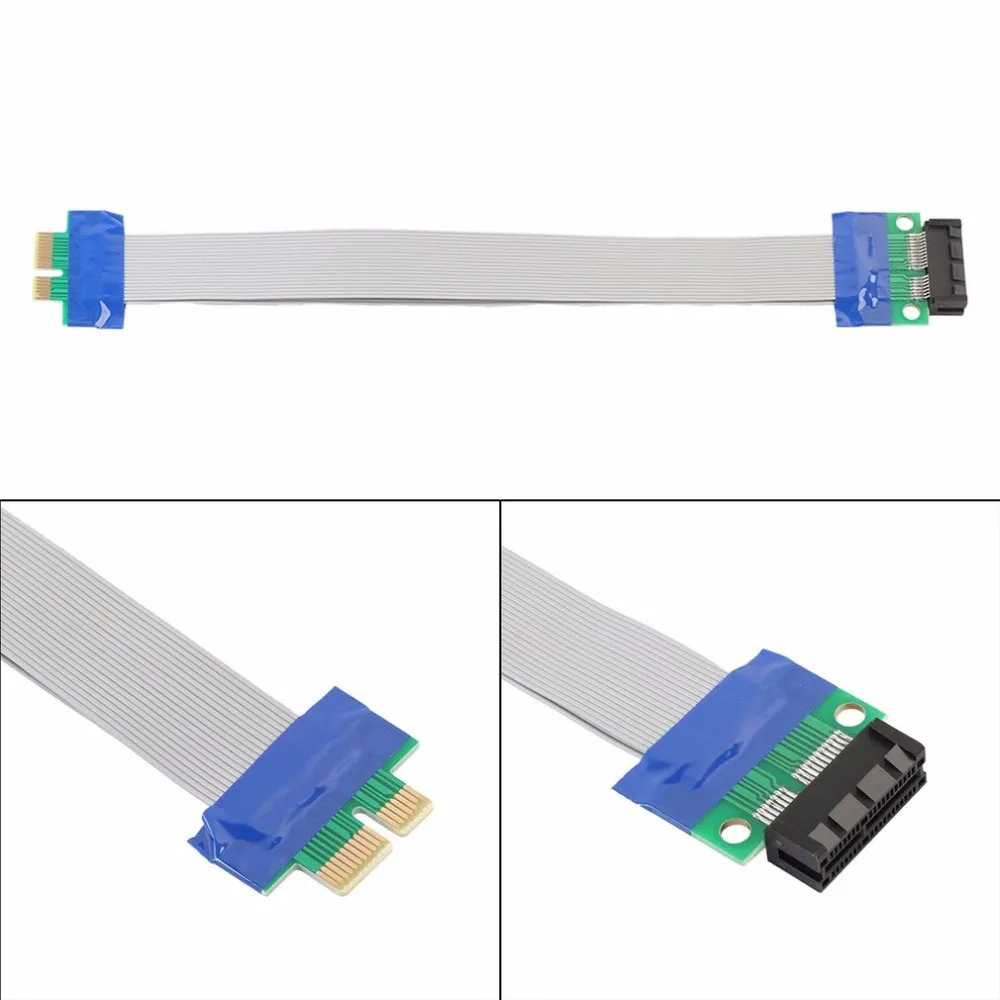 PCI-E 1X To 1X Slot Relocate Male To Female Riser Card Extender Flexible Extension Cord Cable Ribbon Wire
PCI-E 1X To 1X Slot Relocate Male To Female Riser Card Extender Flexible Extension Cord Cable Ribbon Wire