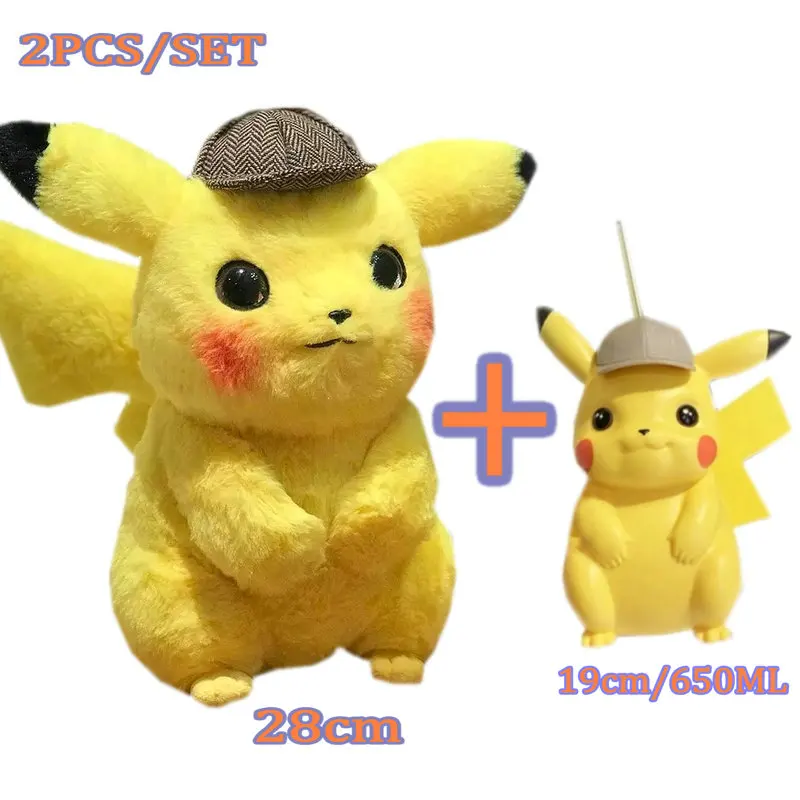 Detective Pikachu Stuffed toys Movie Pikachu Suction cup Plush Crossbody Bag for Children Anime Figure dolls for Boy & Girl
Detective Pikachu Stuffed toys Movie Pikachu Suction cup Plush Crossbody Bag for Children Anime Figure dolls for Boy & Girl